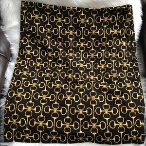 J McLaughlin horse bit design skirt size 12